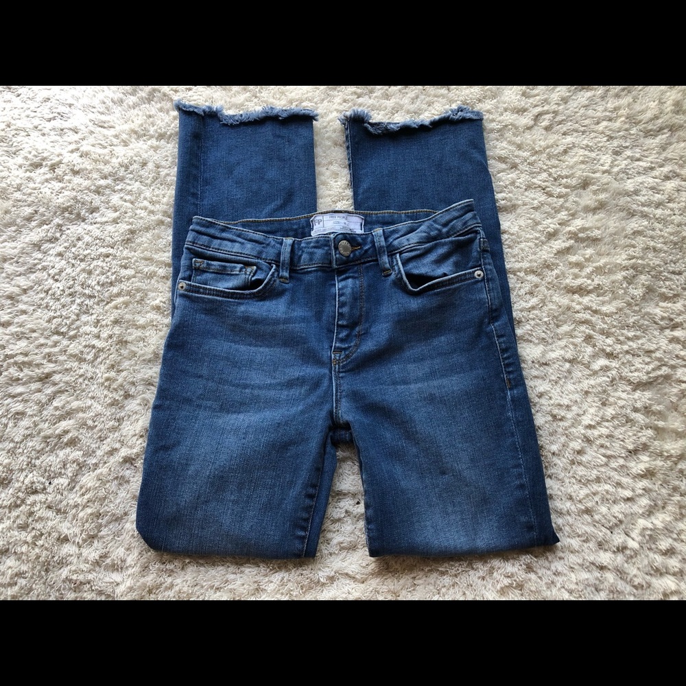 Free People Frayed Jeans